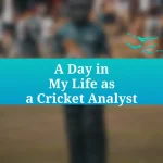 A Day in My Life as a Cricket Analyst