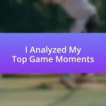 I Analyzed My Top Game Moments