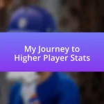 My Journey to Higher Player Stats