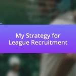 My Strategy for League Recruitment